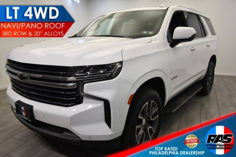 2022 Chevrolet Tahoe LT 4x4 4dr SUV, White, Mileage: 79,467