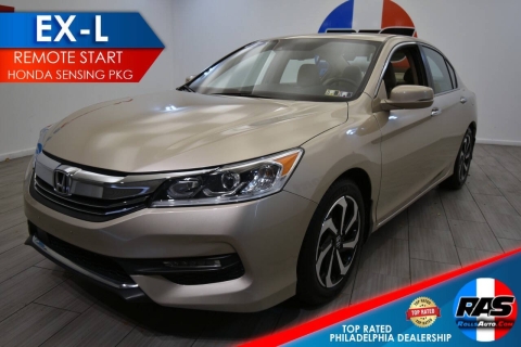 2017 Honda Accord EX L w/Navi w/Honda Sensing 4dr Sedan and Honda