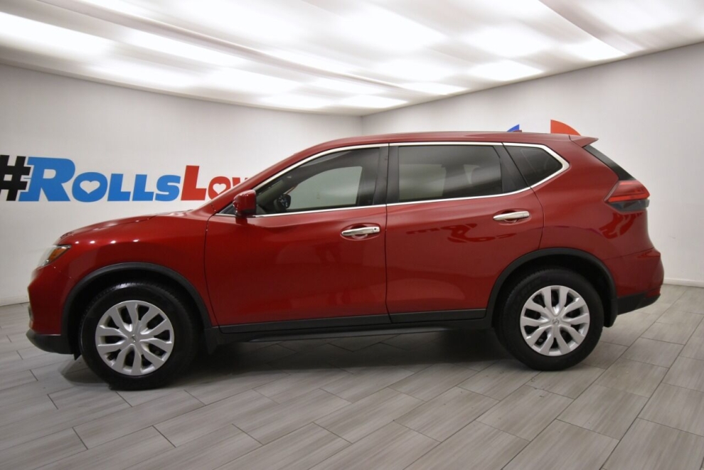 2017 Nissan Rogue S 4dr Crossover, Red, Mileage: 95,892 - photo 1
