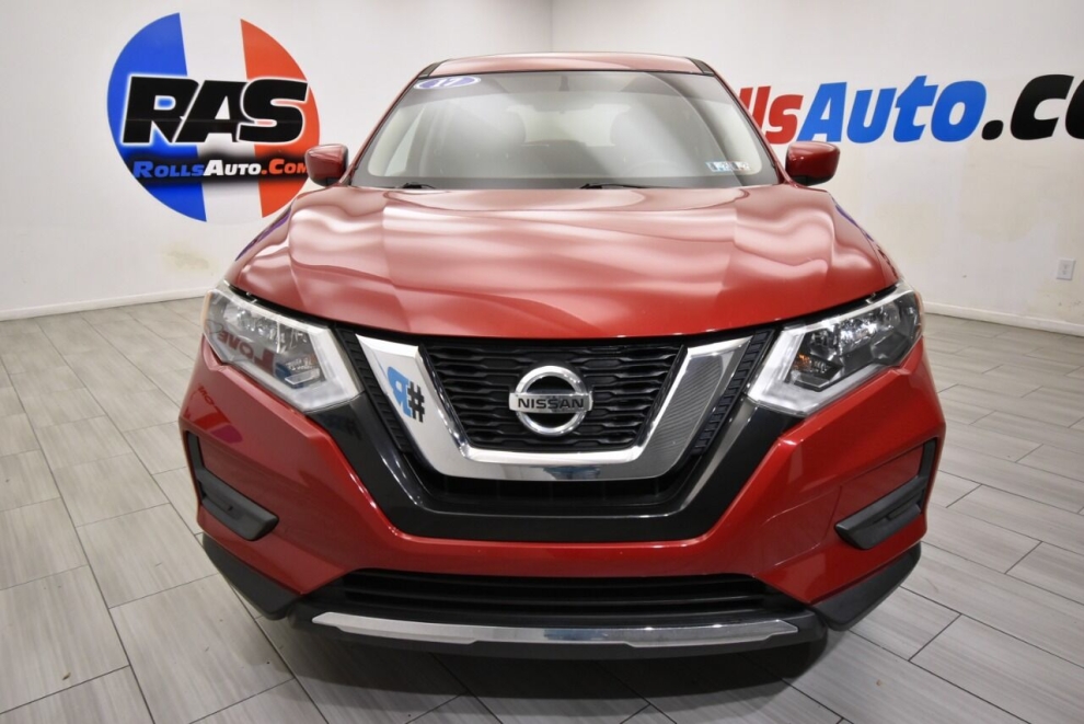 2017 Nissan Rogue S 4dr Crossover, Red, Mileage: 95,892 - photo 7