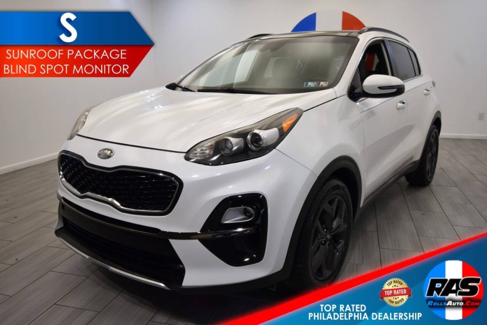 2020 Kia Sportage S 4dr SUV, White, Mileage: 65,507 