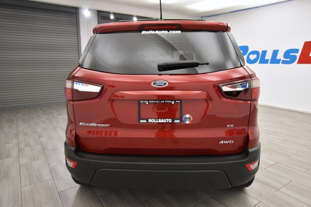 2018 Ford EcoSport SES AWD 4dr Crossover, Red, Mileage: 76,832 - photo 3