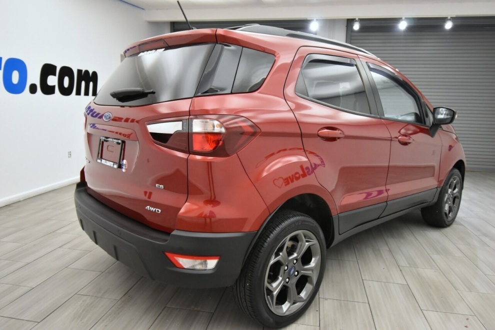 2018 Ford EcoSport SES AWD 4dr Crossover, Red, Mileage: 76,832 - photo 4