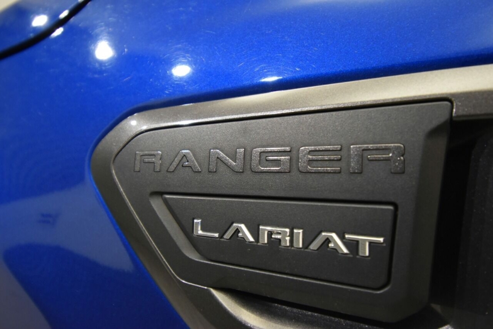 2019 Ford Ranger Lariat 4x4 4dr SuperCrew 5.1 ft. SB, Blue, Mileage: 69,511 - photo 40