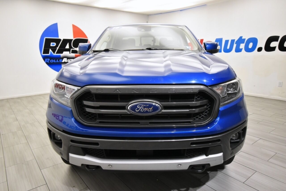 2019 Ford Ranger Lariat 4x4 4dr SuperCrew 5.1 ft. SB, Blue, Mileage: 69,511 - photo 7