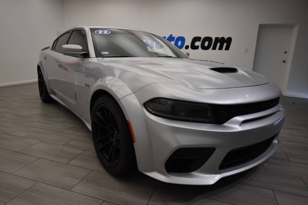 2022 Dodge Charger Scat Pack 4dr Widebody Sedan, Silver, Mileage: 26,517 - photo 6