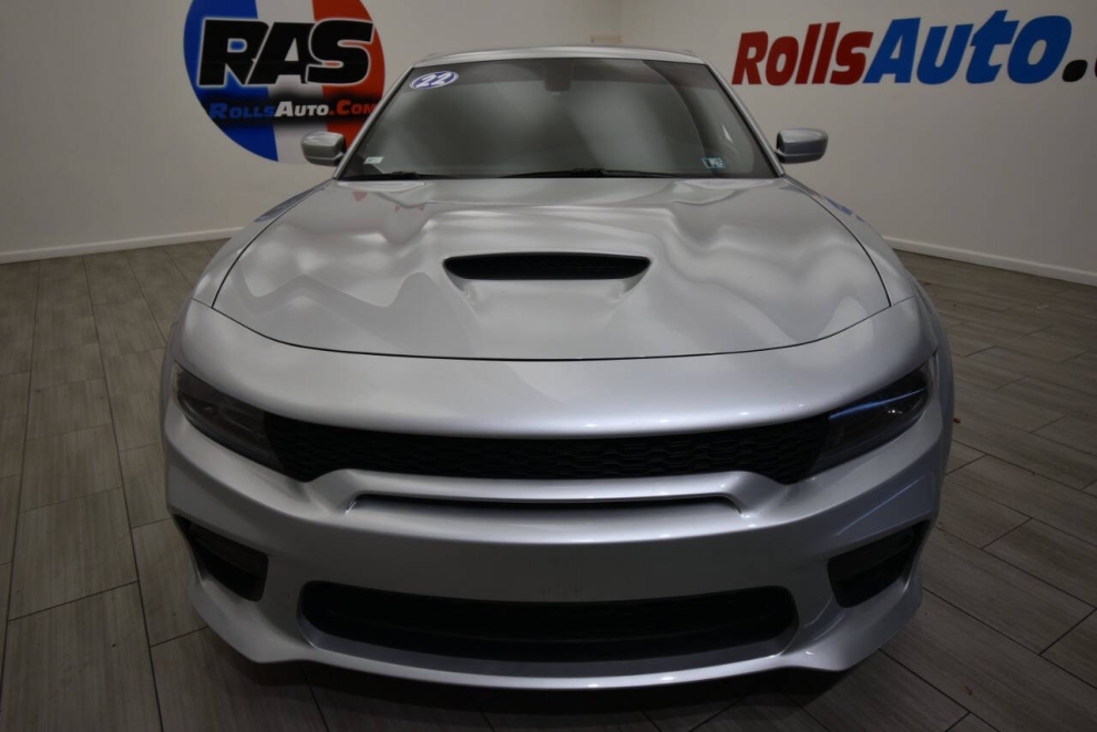 2022 Dodge Charger Scat Pack 4dr Widebody Sedan, Silver, Mileage: 26,517 - photo 7