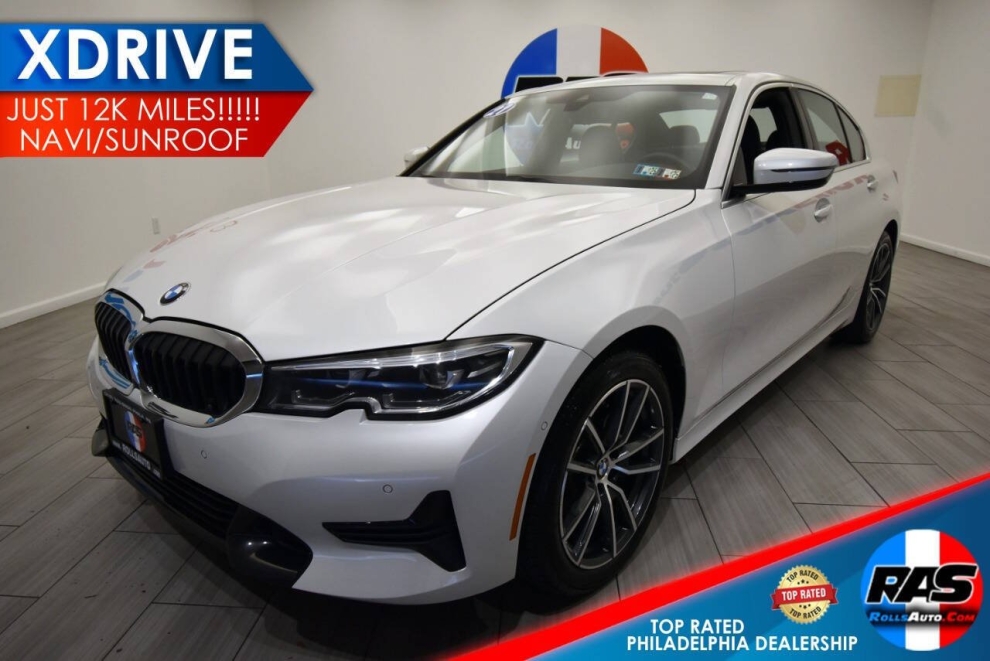 2021 BMW 3 Series 330i xDrive AWD 4dr Sedan, White, Mileage: 12,196 