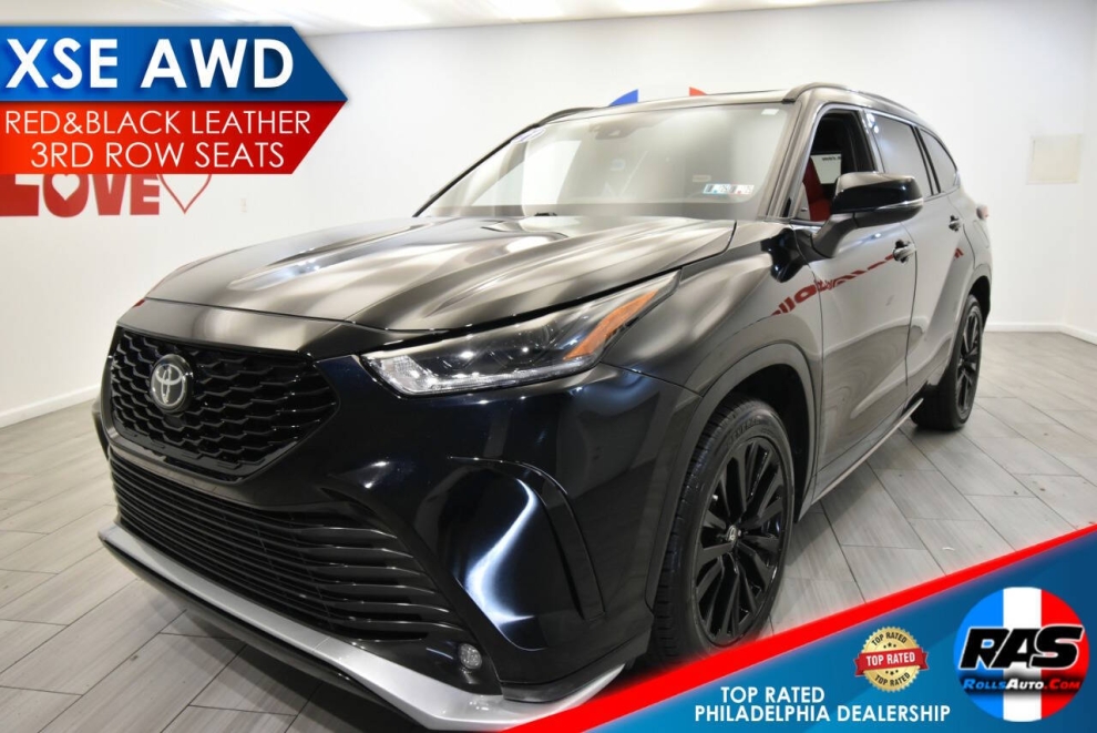 2021 Toyota Highlander XSE AWD 4dr SUV, Black, Mileage: 94,642 