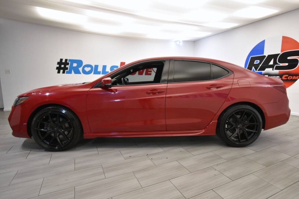 2018 Acura TLX SH AWD V6 w/Tech w/A SPEC 4dr Sedan w/Technology and A Package (Ebony Interior), Red, Mileage: 76,125 - photo 1