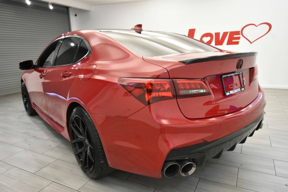 2018 Acura TLX SH AWD V6 w/Tech w/A SPEC 4dr Sedan w/Technology and A Package (Ebony Interior), Red, Mileage: 76,125 - photo 2