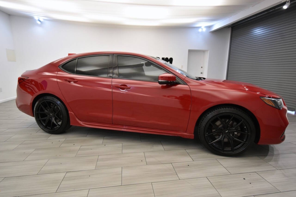 2018 Acura TLX SH AWD V6 w/Tech w/A SPEC 4dr Sedan w/Technology and A Package (Ebony Interior), Red, Mileage: 76,125 - photo 5