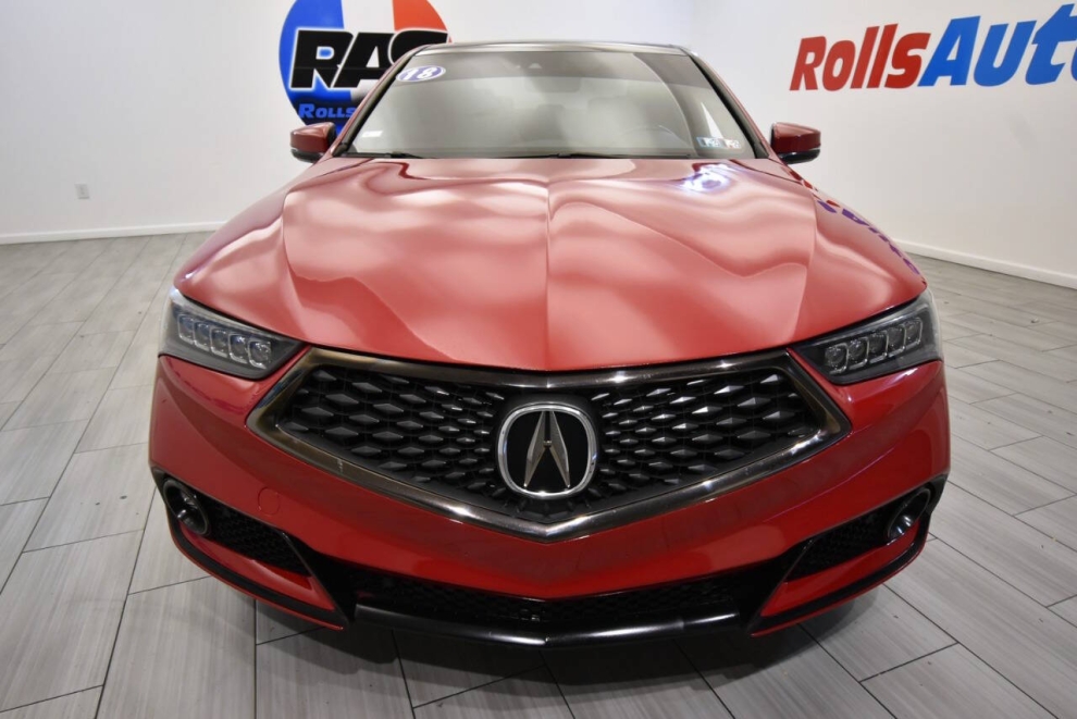 2018 Acura TLX SH AWD V6 w/Tech w/A SPEC 4dr Sedan w/Technology and A Package (Ebony Interior), Red, Mileage: 76,125 - photo 7