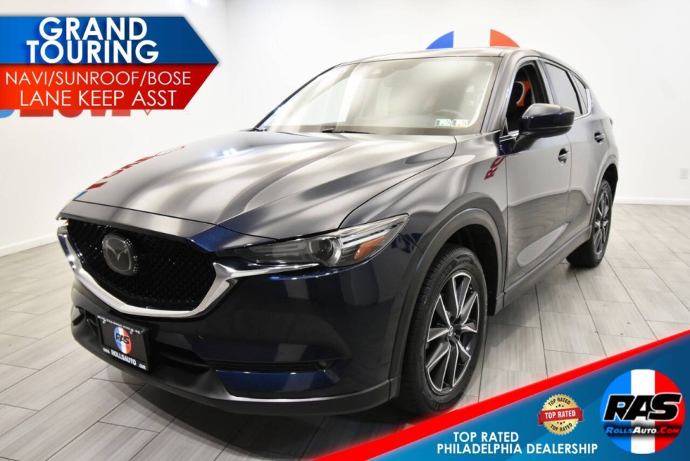 2018 Mazda CX-5 Grand Touring AWD 4dr SUV, Blue, Mileage: 88,292 