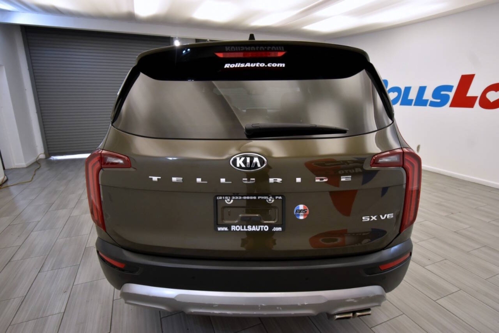 2021 Kia Telluride SX 4dr SUV, Green, Mileage: 72,057 - photo 3