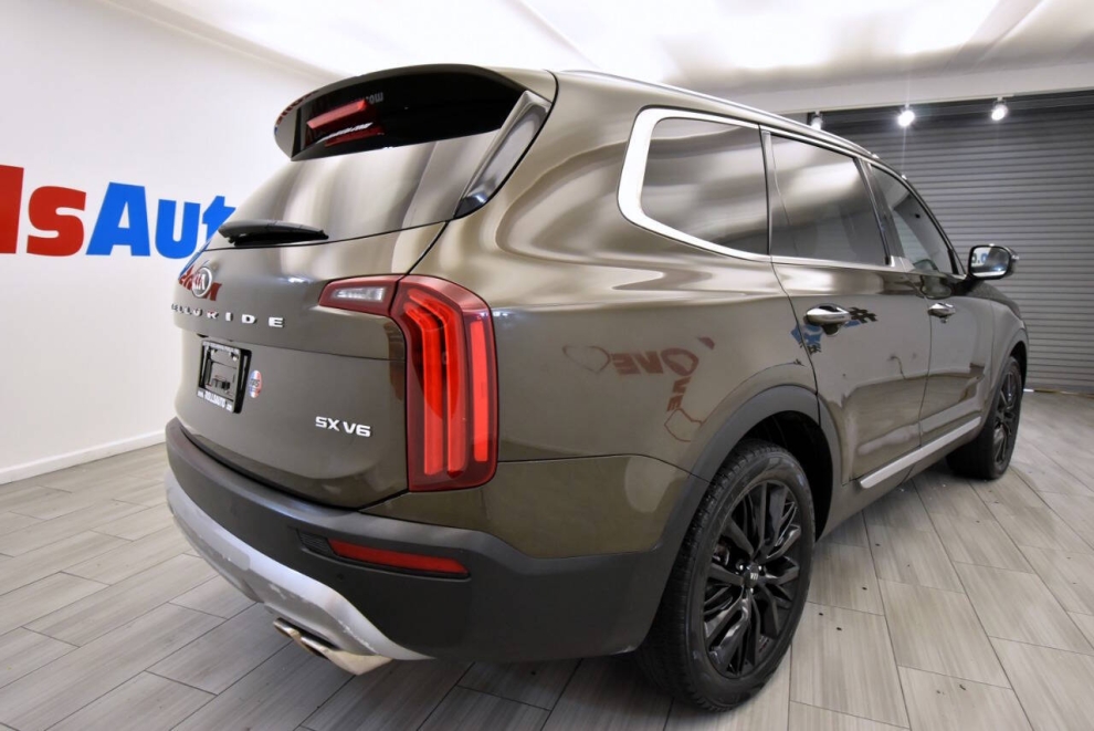 2021 Kia Telluride SX 4dr SUV, Green, Mileage: 72,057 - photo 4