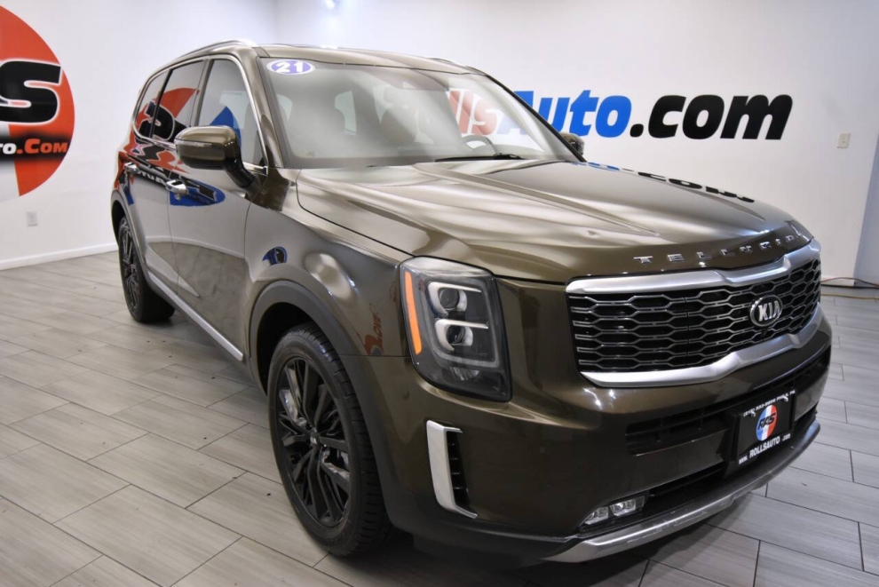 2021 Kia Telluride SX 4dr SUV, Green, Mileage: 72,057 - photo 6