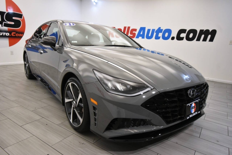 2021 Hyundai Sonata SEL Plus 4dr Sedan, Gray, Mileage: 24,137 - photo 6