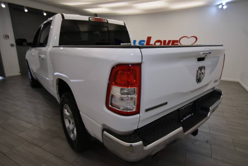 2019 RAM 1500 Big Horn 4x4 4dr Crew Cab 5.6 ft. SB Pickup, White, Mileage: 83,503 - photo 2