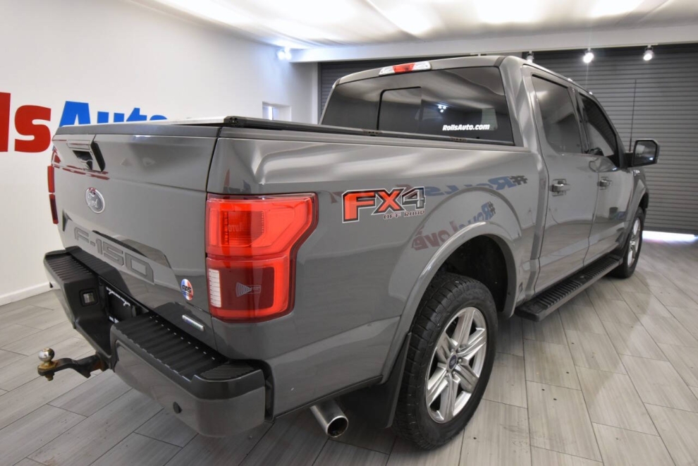 2018 Ford F-150 Lariat 4x4 4dr SuperCrew 5.5 ft. SB, Gray, Mileage: 60,866 - photo 4