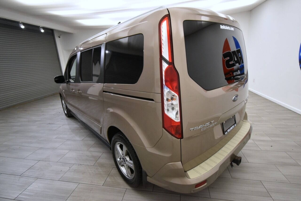 2019 Ford Transit Connect Titanium 4dr LWB Mini Van w/Rear Liftgate, Gold, Mileage: 83,776 - photo 2