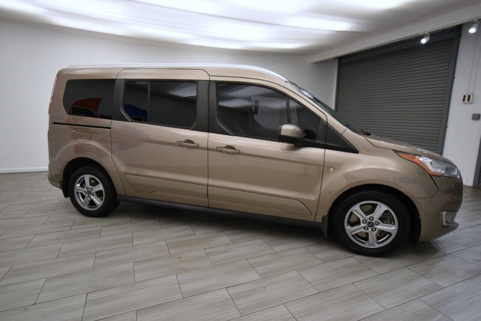 2019 Ford Transit Connect Titanium 4dr LWB Mini Van w/Rear Liftgate, Gold, Mileage: 83,776 - photo 5