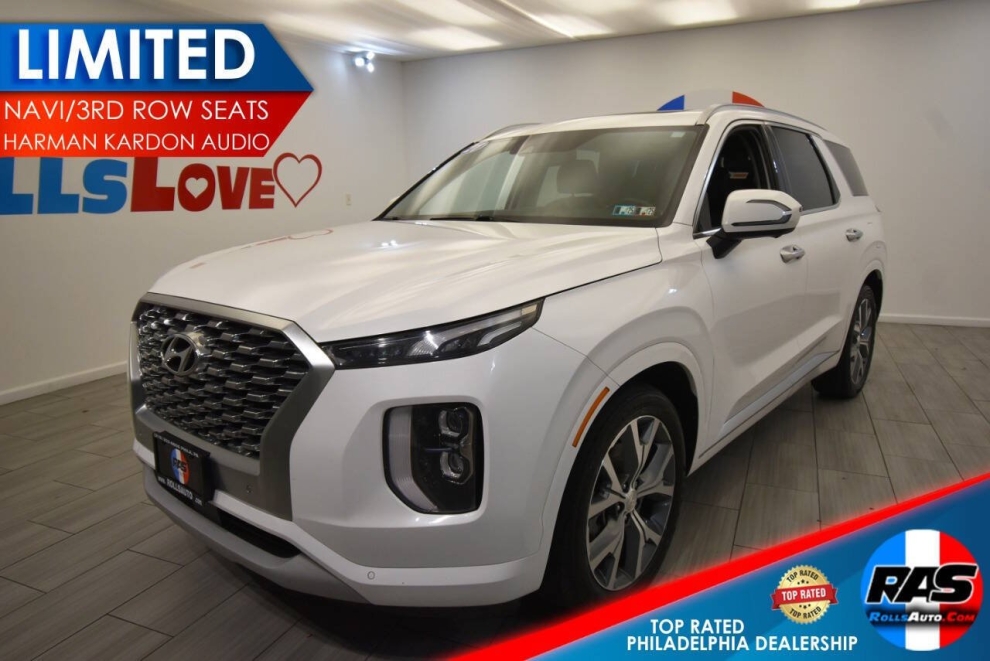 2021 Hyundai Palisade Limited AWD 4dr SUV, White, Mileage: 94,911 