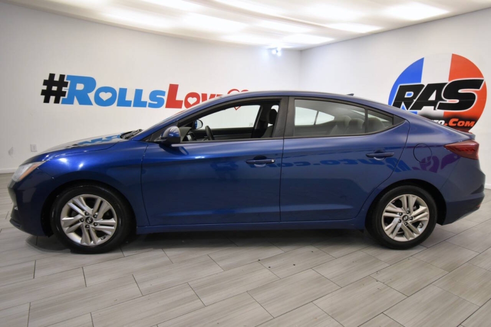 2019 Hyundai Elantra SEL 4dr Sedan, Blue, Mileage: 76,534 - photo 1