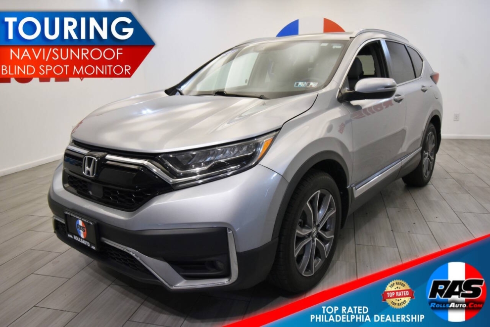 2021 Honda CR-V Touring AWD 4dr SUV, Silver, Mileage: 88,310 