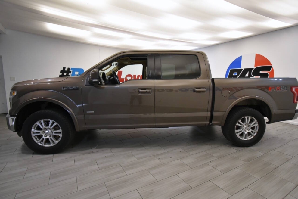 2016 Ford F-150 Lariat 4x4 4dr SuperCrew 5.5 ft. SB, Brown, Mileage: 111,795 - photo 1