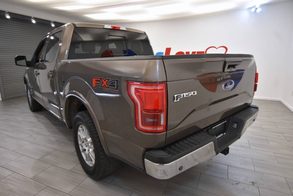 2016 Ford F-150 Lariat 4x4 4dr SuperCrew 5.5 ft. SB, Brown, Mileage: 111,795 - photo 2