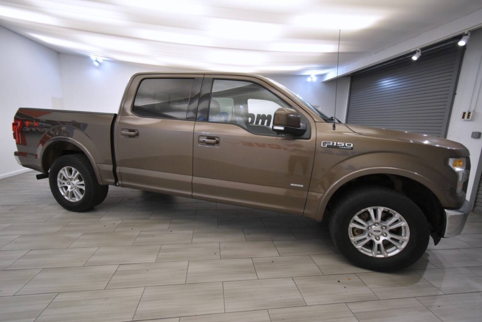 2016 Ford F-150 Lariat 4x4 4dr SuperCrew 5.5 ft. SB, Brown, Mileage: 111,795 - photo 5