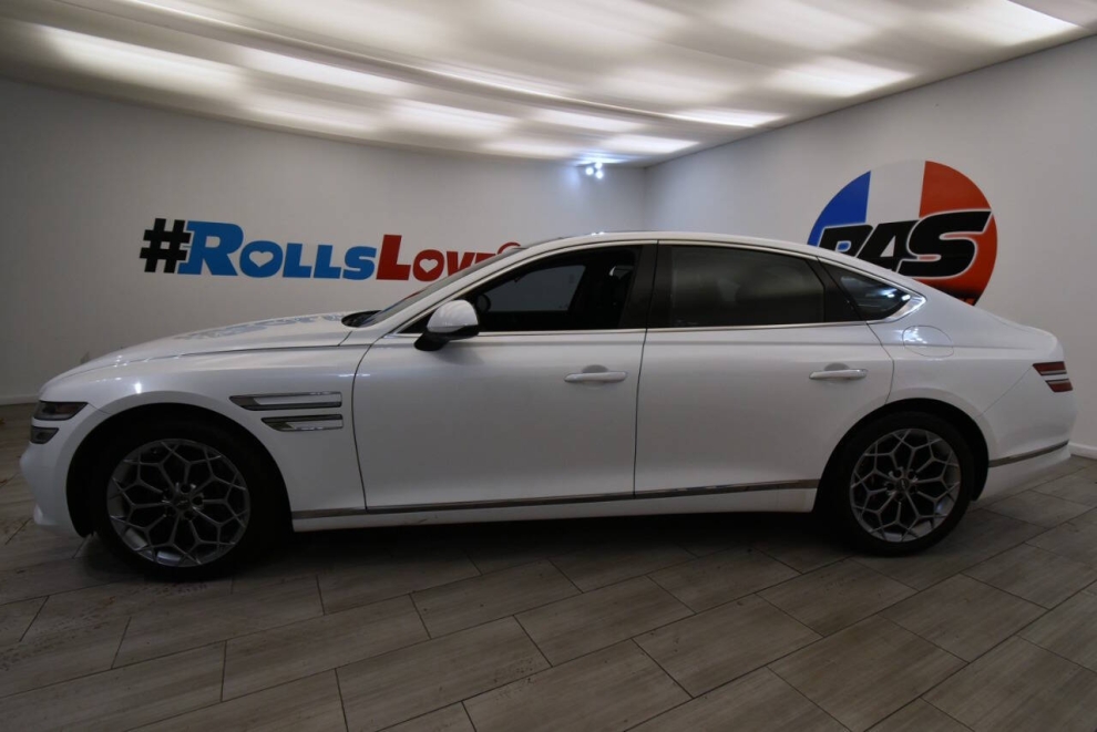 2021 Genesis G80 2.5T AWD 4dr Sedan, White, Mileage: 78,284 - photo 1