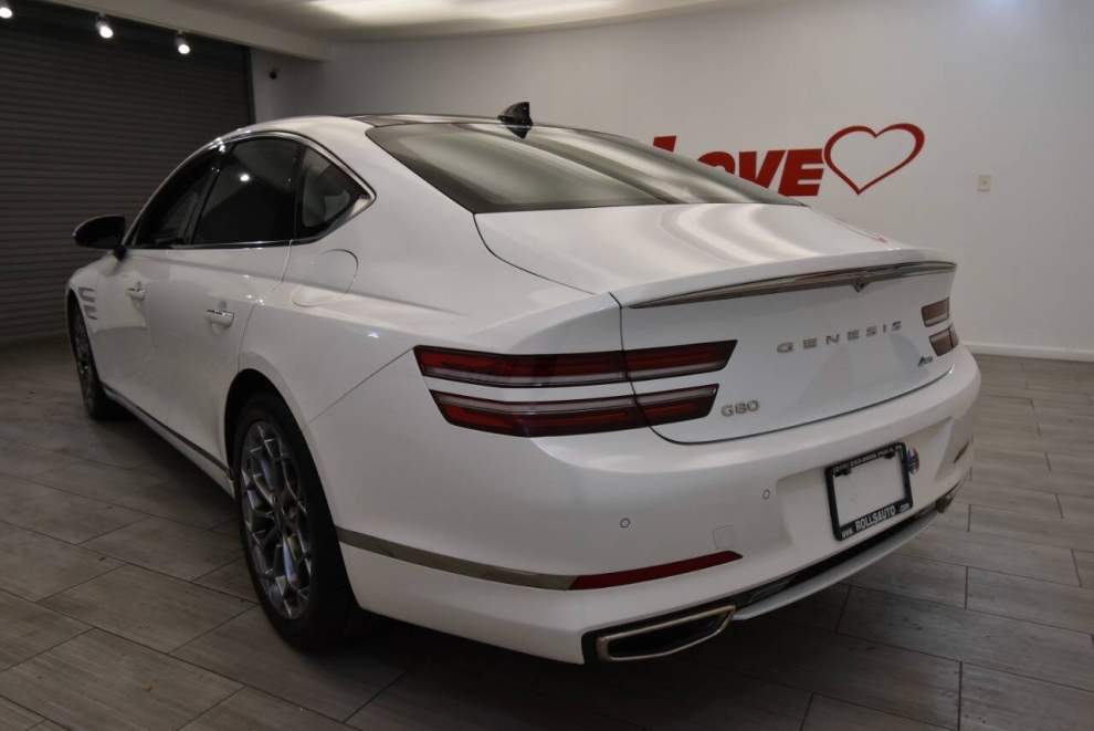 2021 Genesis G80 2.5T AWD 4dr Sedan, White, Mileage: 78,284 - photo 2