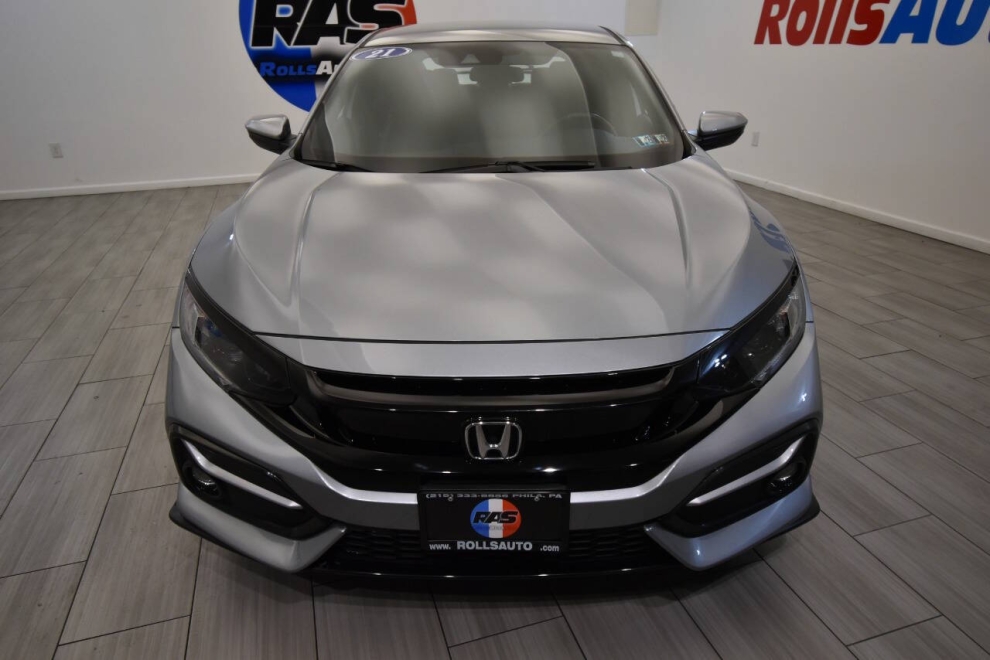 2021 Honda Civic Sport 4dr Hatchback CVT, Silver, Mileage: 14,931 - photo 7