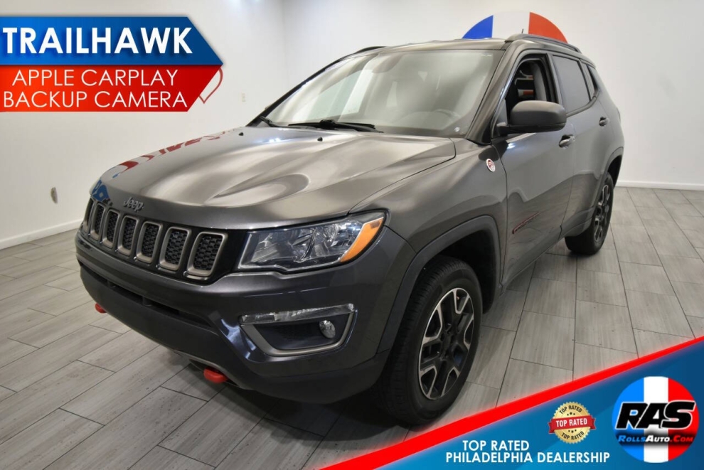 2019 Jeep Compass Trailhawk 4x4 4dr SUV, Gray, Mileage: 69,967 