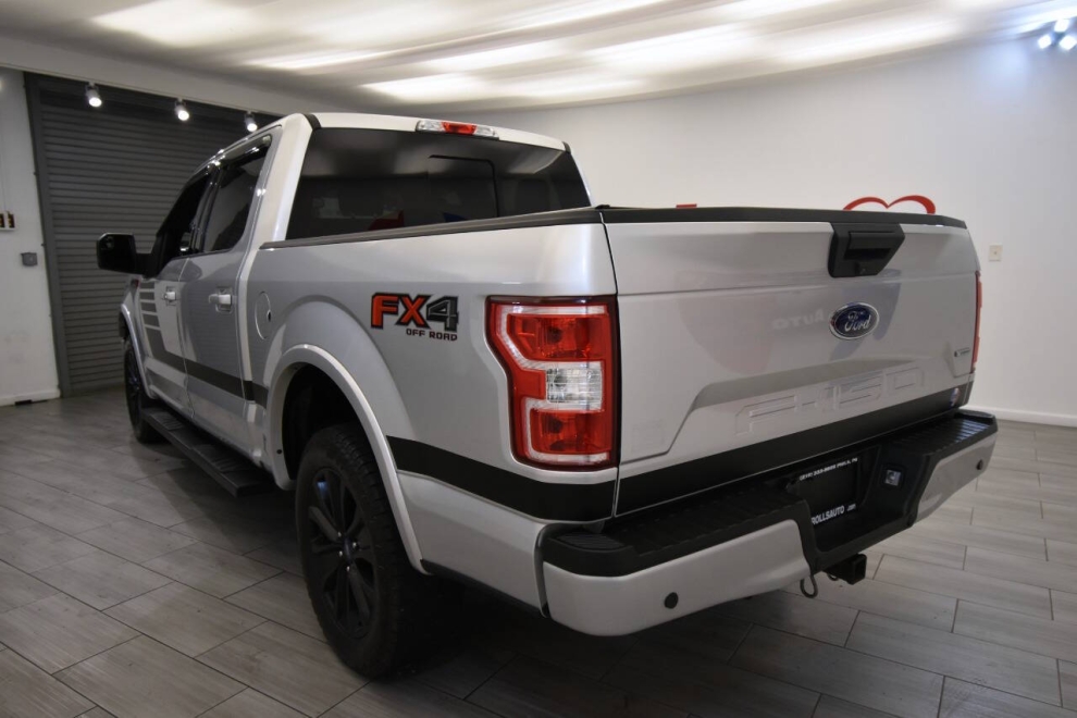 2019 Ford F-150 XLT 4x4 4dr SuperCrew 5.5 ft. SB, Silver, Mileage: 90,752 - photo 2