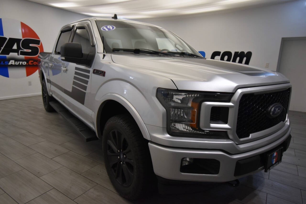 2019 Ford F-150 XLT 4x4 4dr SuperCrew 5.5 ft. SB, Silver, Mileage: 90,752 - photo 6