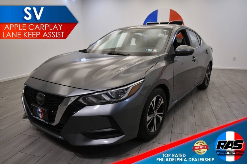 2021 Nissan Sentra SV 4dr Sedan, Gray, Mileage: 69,029 