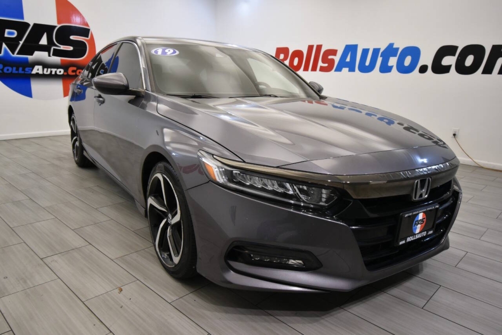 2019 Honda Accord Sport 4dr Sedan (1.5T I4 CVT), Gray, Mileage: 91,565 - photo 6