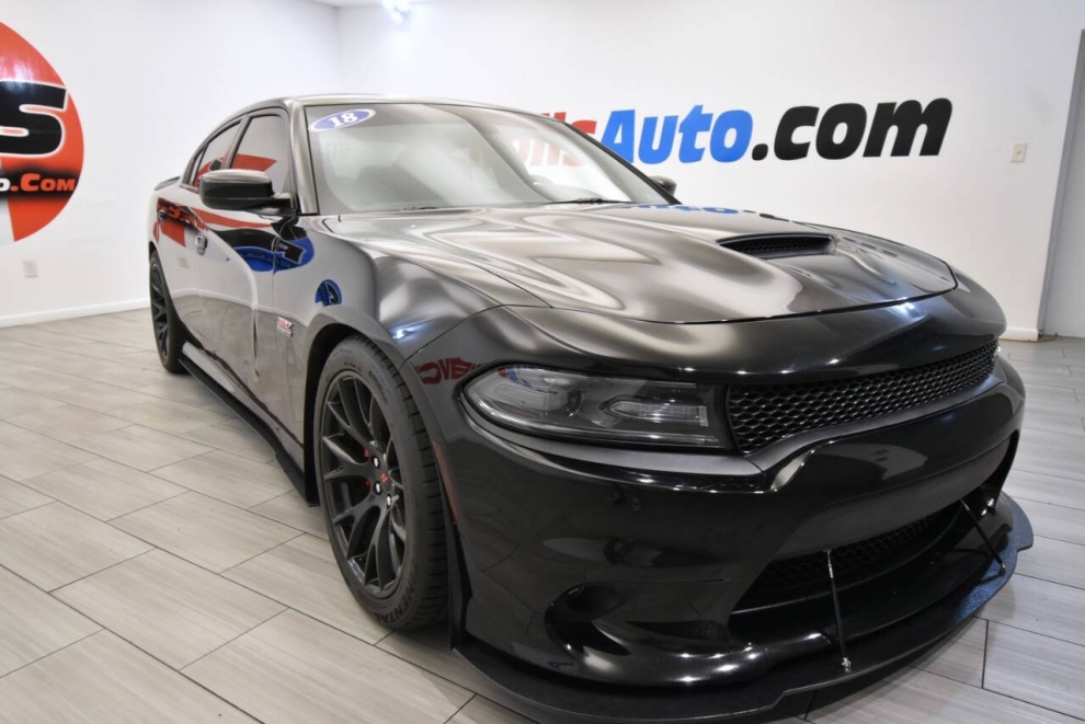 2018 Dodge Charger R/T Scat Pack 4dr Sedan, Black, Mileage: 58,010 - photo 6