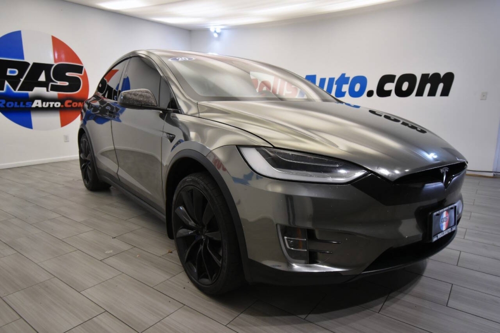 2020 Tesla Model X Long Range Plus AWD 4dr SUV, White, Mileage: 86,046 - photo 6