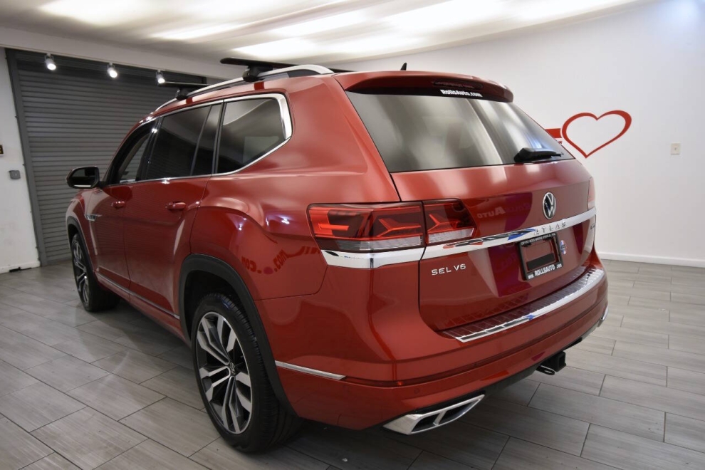 2021 Volkswagen Atlas V6 SEL Premium R Line 4Motion AWD 4dr SUV, Red, Mileage: 68,943 - photo 2