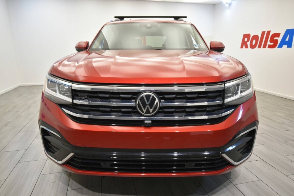 2021 Volkswagen Atlas V6 SEL Premium R Line 4Motion AWD 4dr SUV, Red, Mileage: 68,943 - photo 7