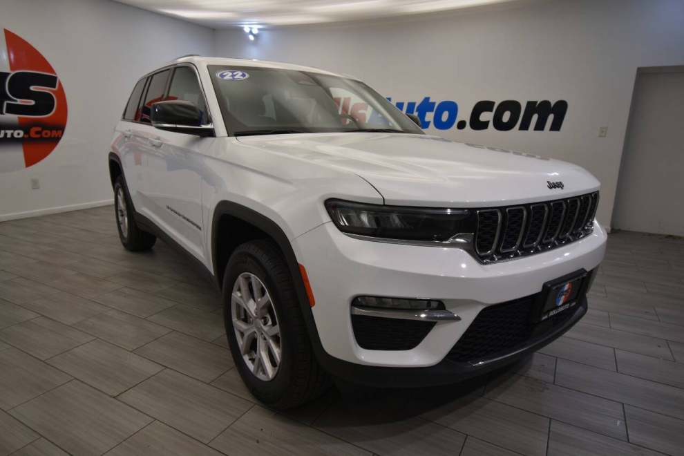 2022 Jeep Grand Cherokee Limited 4x4 4dr SUV (midyear release), White, Mileage: 62,675 - photo 6