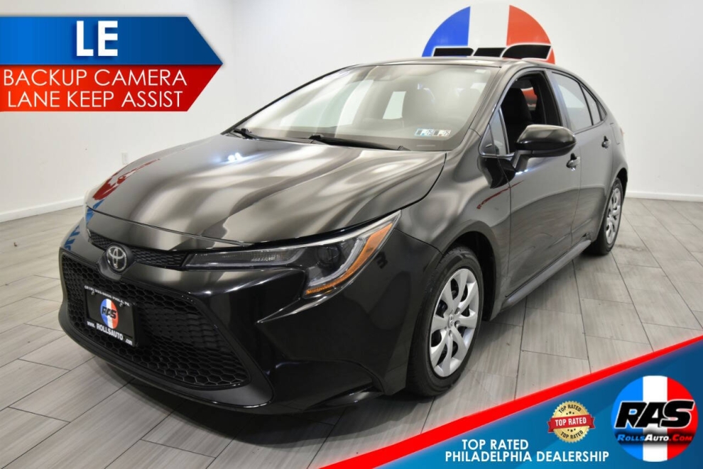 2021 Toyota Corolla LE 4dr Sedan, Black, Mileage: 102,285 