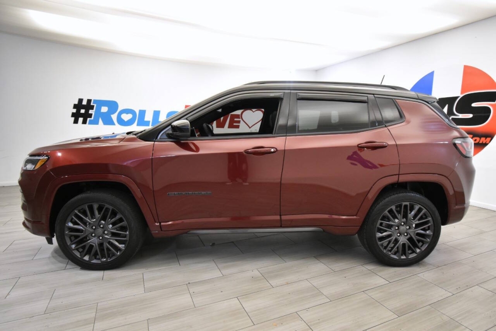 2022 Jeep Compass High Altitude 4x4 4dr SUV, Red, Mileage: 18,539 - photo 1