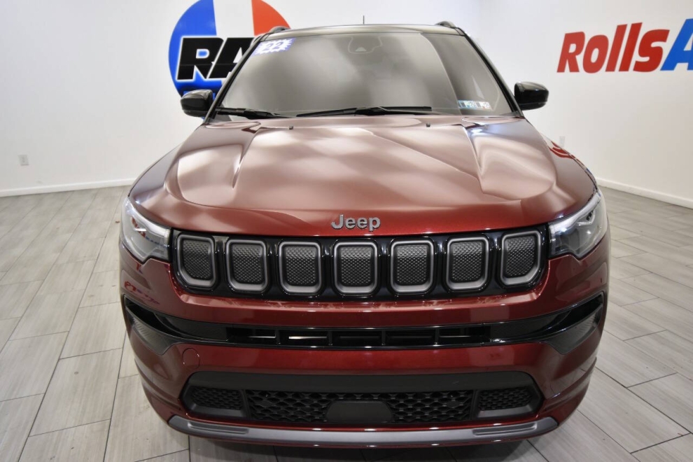 2022 Jeep Compass High Altitude 4x4 4dr SUV, Red, Mileage: 18,539 - photo 7