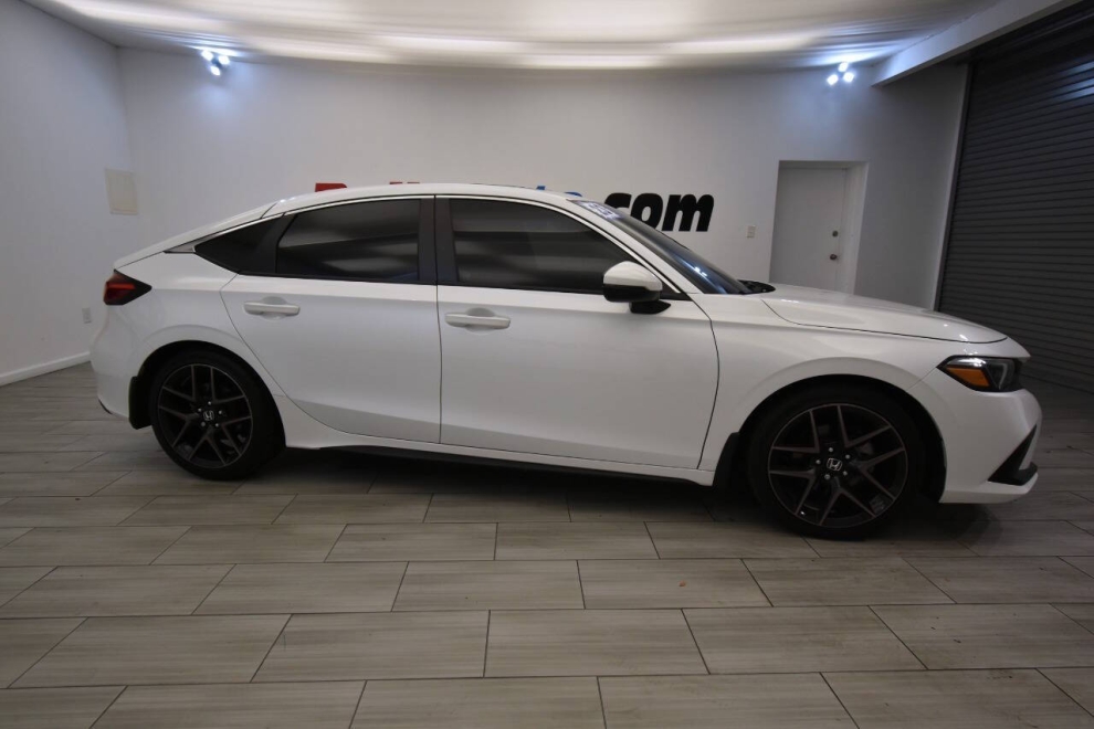 2023 Honda Civic Sport Touring 4dr Hatchback CVT, White, Mileage: 6,340 - photo 5