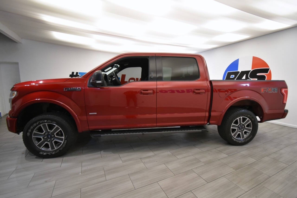 2017 Ford F-150 XLT 4x4 4dr SuperCrew 5.5 ft. SB, Red, Mileage: 105,098 - photo 1